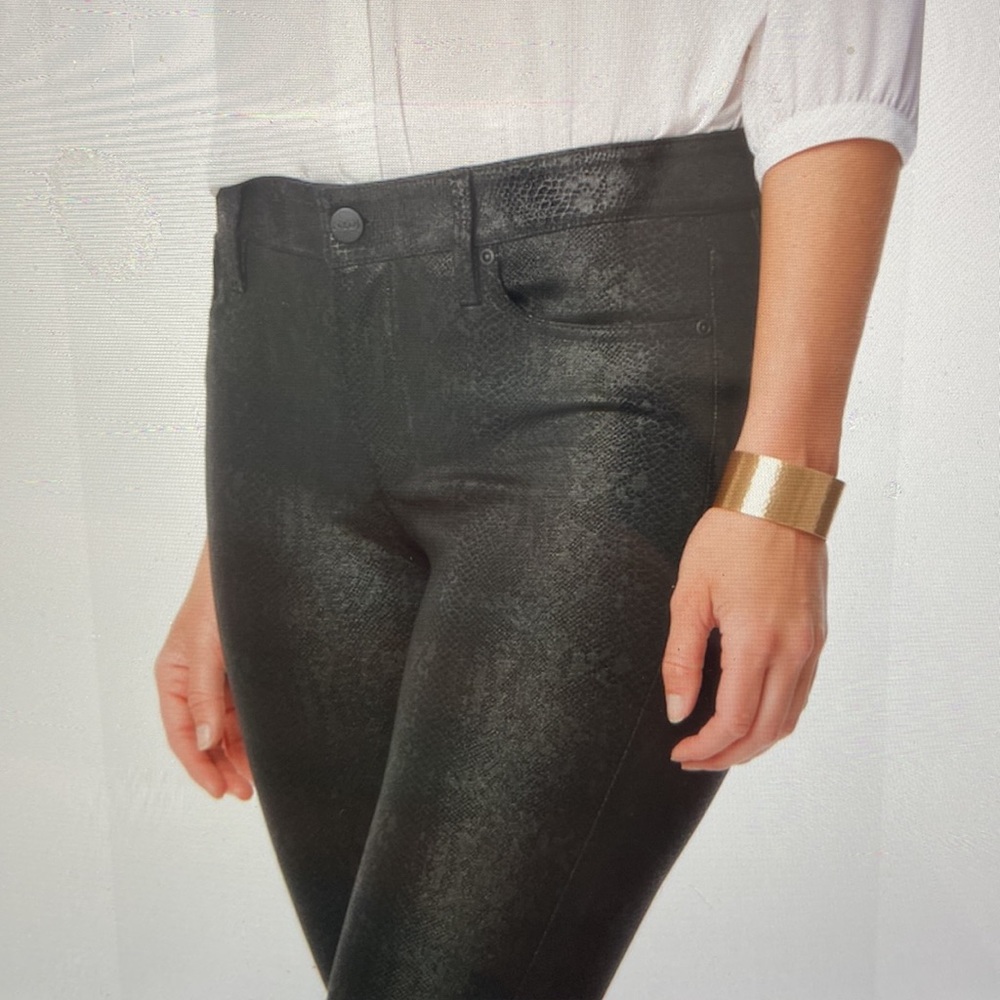 BNWT NYDJ Ami Skinny Ponte Pants in Raceway Snake . Size 4